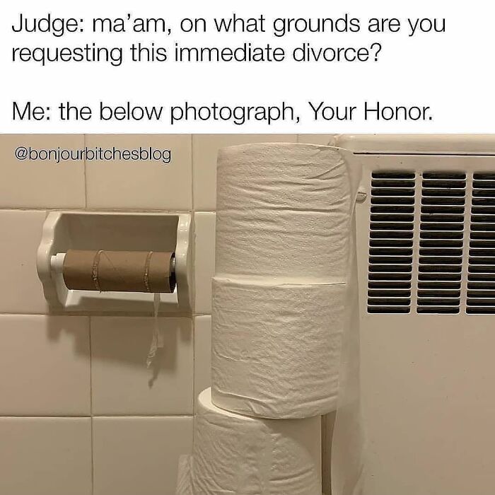 divorce over toilet paper