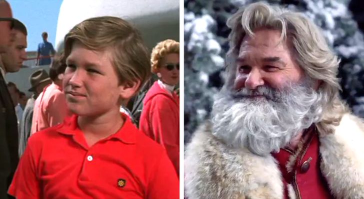 Kurt Russell at the age of 12 and 67