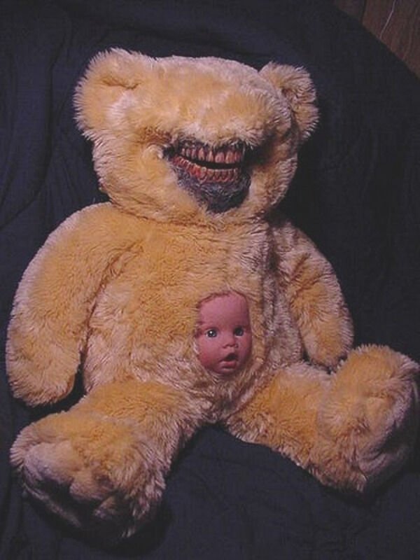 thigns no one wanted - scary teddy bear