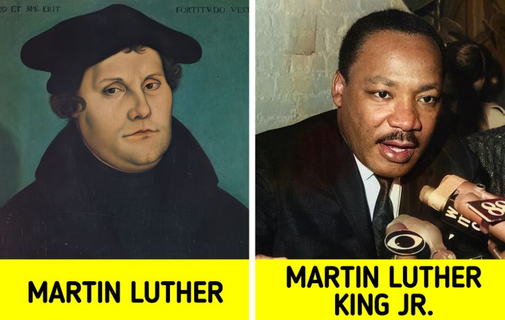 Not me, but a friend of mine didn’t learn that Martin Luther and Martin Luther King, Jr weren’t the same person until college.