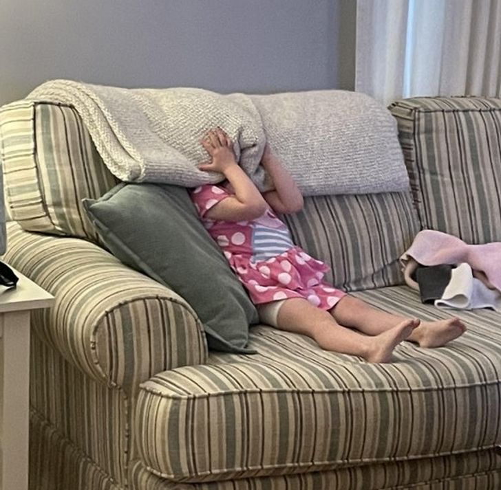 “My 3-year-old is learning how to play hide and seek...”