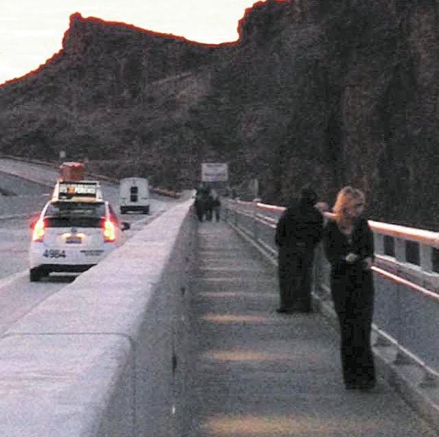 Heather Price Papayoti moments before she would jump to her death off the Hoover Dam, taken by an unsuspecting tourist – 2014.
Every single person who survives jumping a bridge says the exact same thing, “The second your feet leave the platform you feel nothing but instant regret, your problems become small and you realize you can overcome them”.