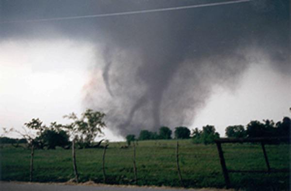 This photo of the 1997 Jarrell, TX tornado is often called ‘the Dead Man Walking’, in reference to a chilling Native American myth about how such a sight meant imminent death. This tornado would go on to kill 27 people, reportedly leaving the dead mangled and unrecognizable