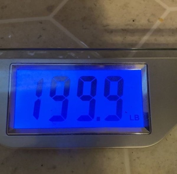 The first number on my scale has been a 2 for the past 21 years, but not today.