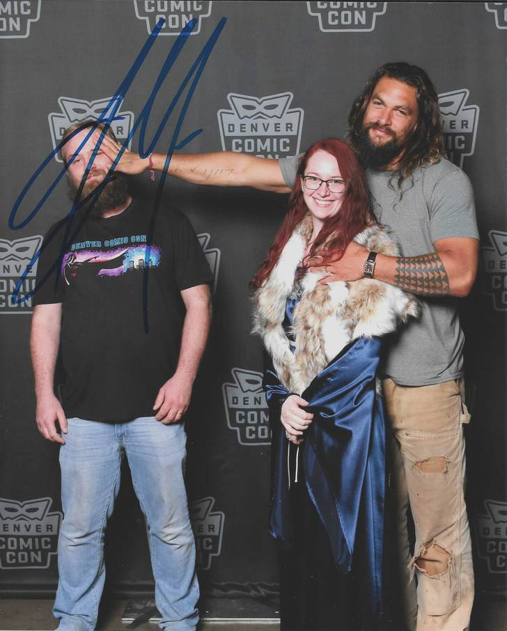 “I told my husband I wanted a picture alone with Jason Momoa, but he wasn’t comfortable with that.”