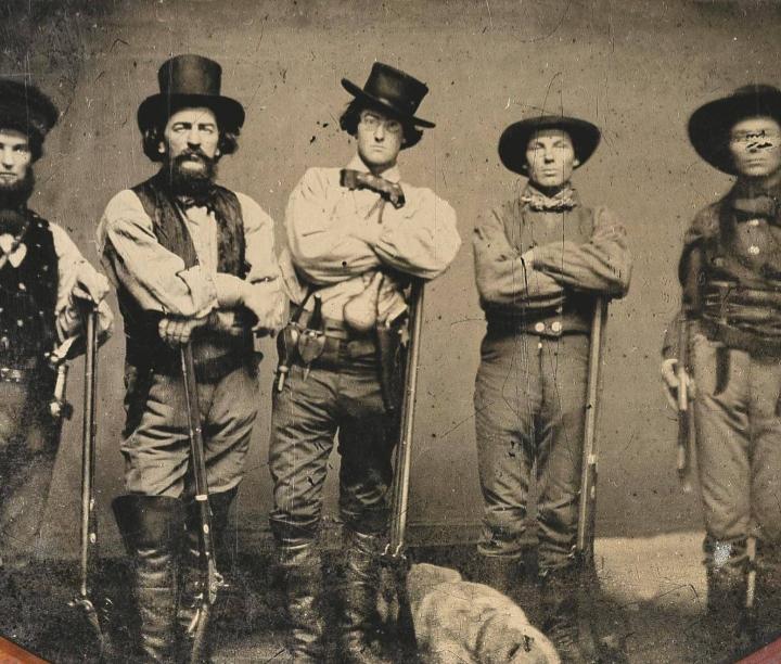 Rangers serving under Rip Ford. Rio Grande-Nueces River, 1850-1851
