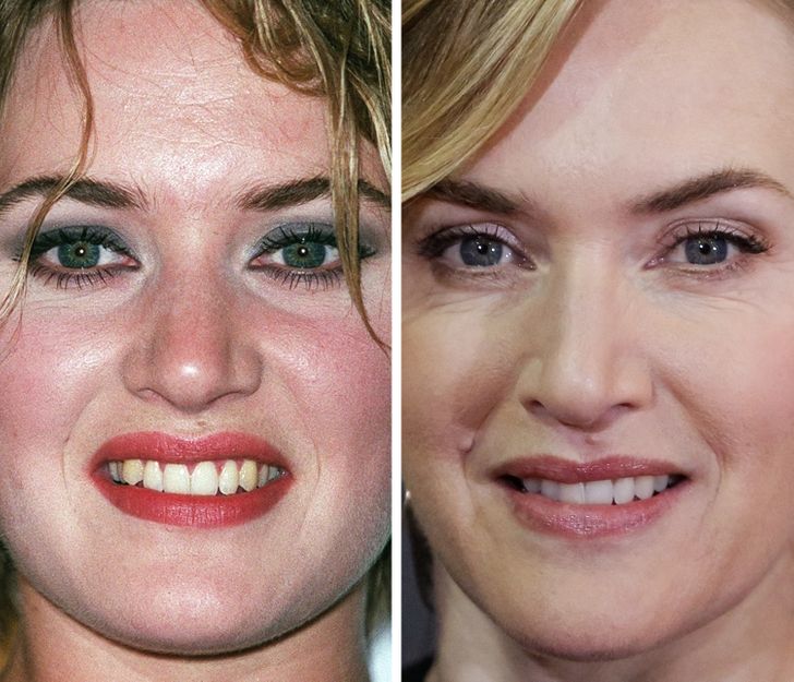 Kate Winslet, 23 years old and 42 years old