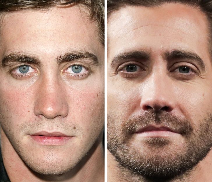 Jake Gyllenhaal, 21 years old and 38 years old
