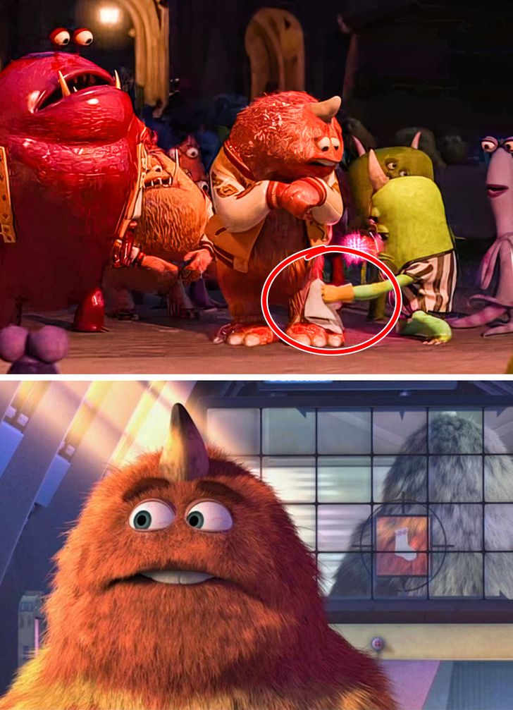 You probably can recall that scene in Monsters Inc. when the scary monster, George Sanderson, keeps messing up at work and gets children’s objects stuck to his thick fur. These objects are considered to be extremely dangerous by the agents of the CDA (Child Detection Agency). In fact, the CDA goes so far as to shave him to disinfect him thoroughly. After that, he is bathed and a cone is placed on his head to make sure he’s out of trouble. You might also remember that this happens more than once throughout the movie.

Well, apparently, the monster’s careless attitude takes root in his student days, but that’s only revealed in the prequel to the movie, Monsters University. In this installment of the famous Pixar franchise, he is disqualified in the first Scare Games challenge because instead of learning how to keep the children’s belongings from sticking to him, he prefers to cheat by using illegal gels. And the possible lesson to take away from this is that cheating could have very upsetting consequences, even years after doing it, so you’d better stick to the rules.