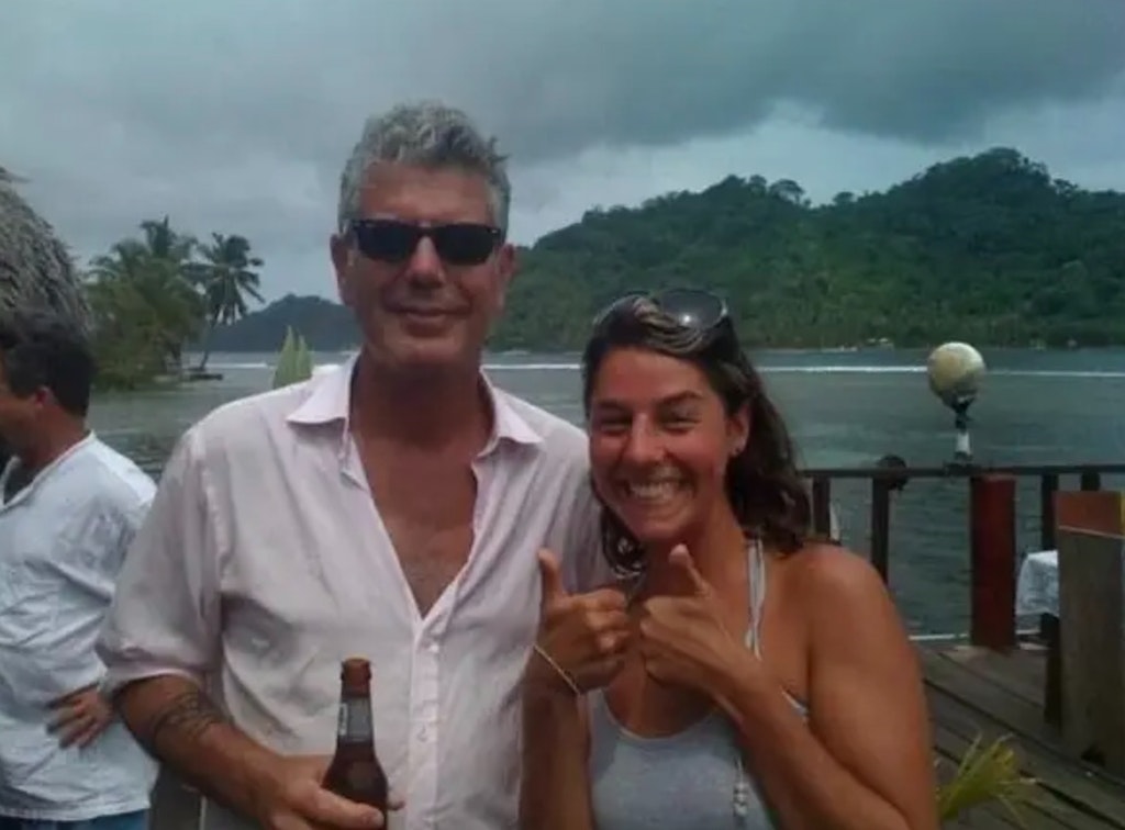 “I met Anthony Bourdain when I was traveling in Panama and he was filming a segment for his show No Reservations. I asked our server to send him a beer, and Bourdain came over to say hello and thank you. I got to gush to him about how I was using his book as part of my senior thesis. He was very nice about it and took my fangirling in stride, even though you could see he’d kind of been hoping to not be recognized, as we were in a pretty remote area in a small restaurant. RIP, Anthony Bourdain.”