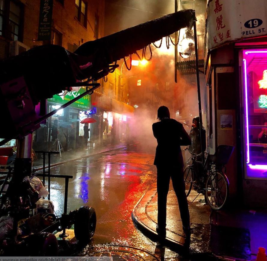 Behind-the-scenes shots of John Wick: Chapter 3 with the incomparable Keanu Reeves