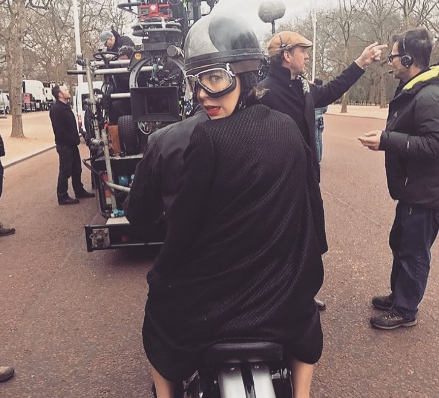 Vanessa Kirby often has to “catch up” with a big and scary camera on the city streets.