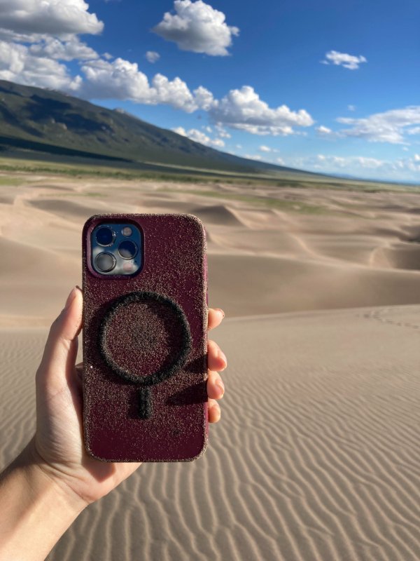 “My girlfriend dropped her phone in Great Sand Dunes National park and the magnet on her case picked up some iron from the sand.”