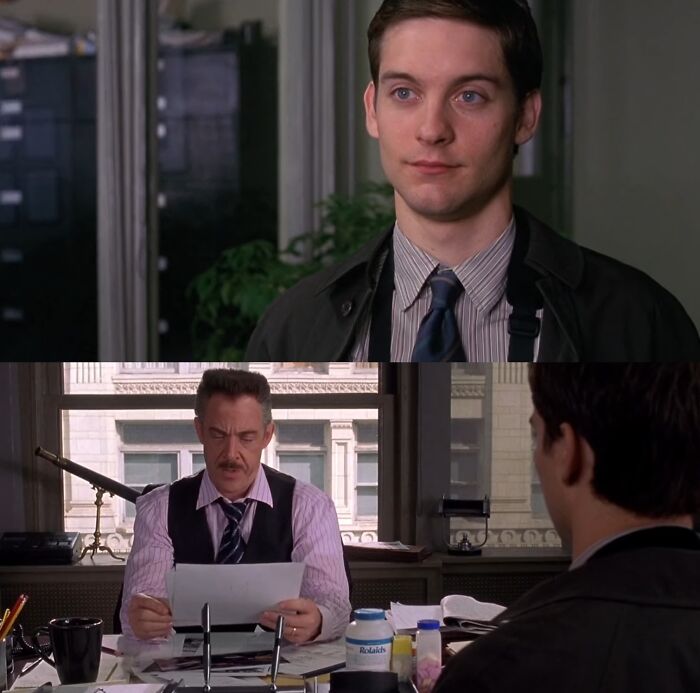 In Spider-Man (2002) Peter Parker Sold Pictures Of Himself For Money. This Is A Reference To How He Was The First Onlyfans Model