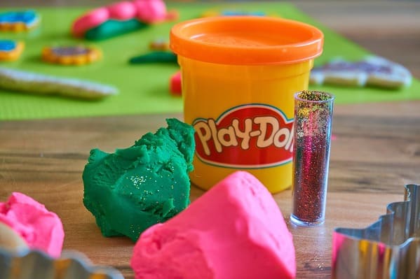 In the book Timeless Toys, author Tim Walsh explains that Play-Doh was first manufactured in Cincinnati, Ohio, United States, as a wallpaper cleaner in the 1930s.”