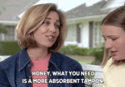 “Tampons have asbestos in them to make you bleed more so you need to buy more of them,” from a girl at a bar, roughly 2003/2004. I just laughed and said “Where’d you hear that, on the internet?” as this was the era of chain emails and non-facts floating around online. Not surprisingly, yes, she did read it online.