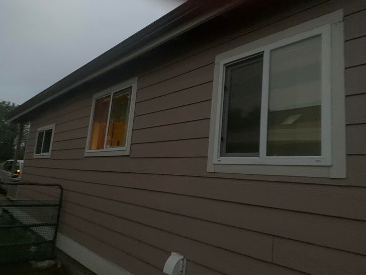 “None of the windows are aligned on my house.”