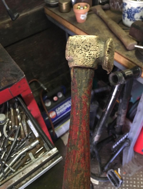 My grandpa’s old hammer.