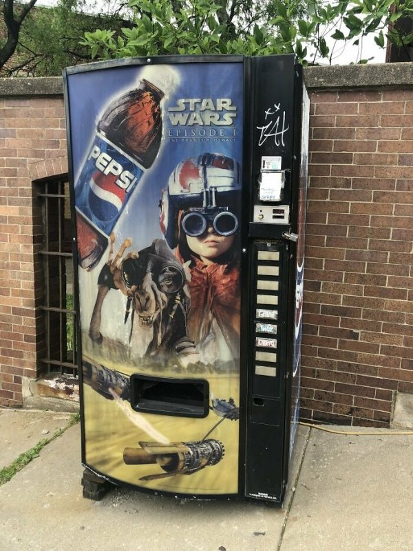 A vending machine that Time forgot.