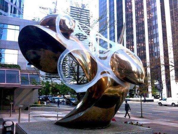 Amazing guerilla stunt in downtown Vancouver