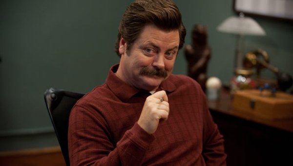Nick Offerman. It was my bachelor party and we happen to be eating at the same bratwurst restaurant. As he was leaving we asked if he was open to take some pictures. I had asked him if he had any marriage advice. And this is what he said. 1. You’re doing the right thing. 2. She is always right. 3. EAT LOTS OF SAUSAGES.