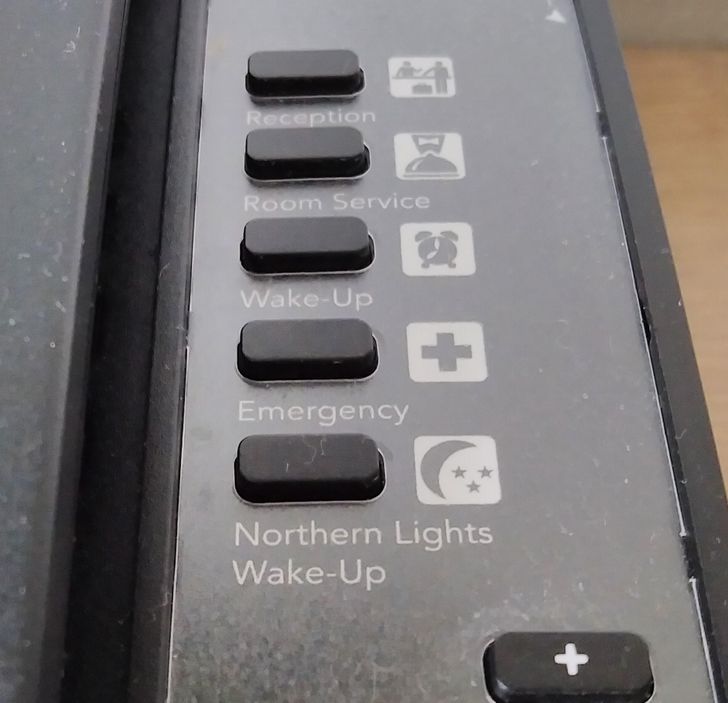 “My hotel phone in Iceland has a special button that will wake you up if there are Northern Lights in the sky.”