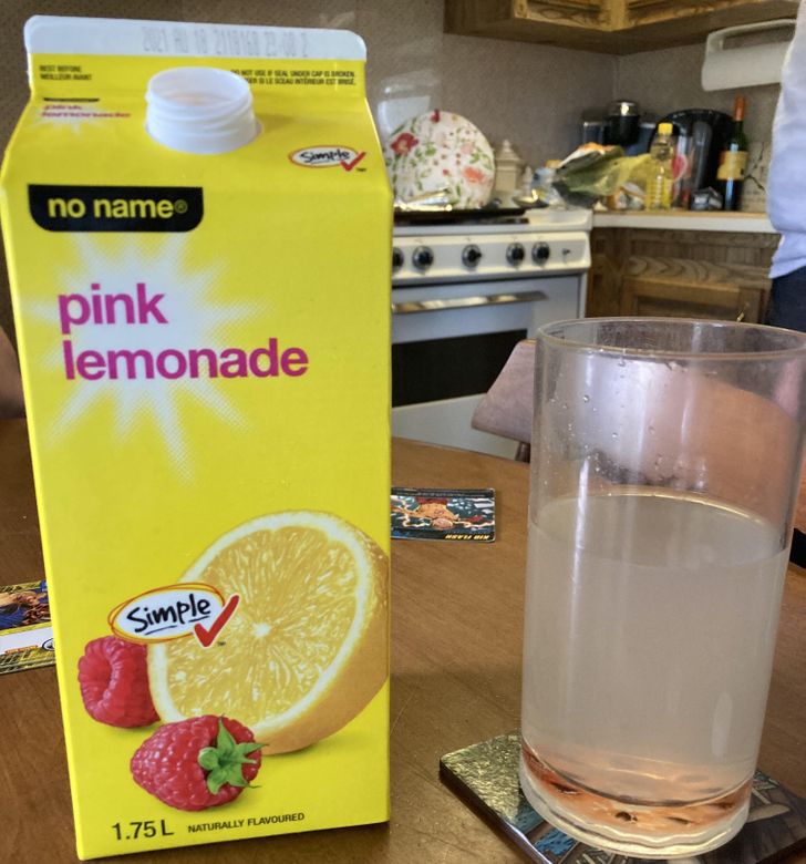 “I think they forgot the pink.”