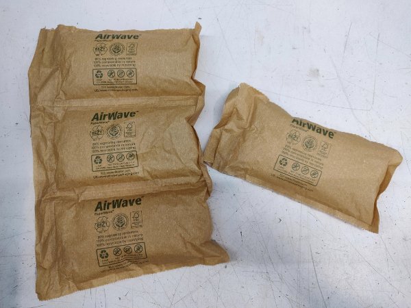 “A supplier of ours now fills his packages with air-cushions made out of paper instead of plastic.”