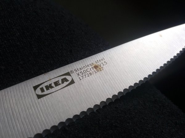 name ikea - Stainless steel X50CrMoV15 177281827 Ikea