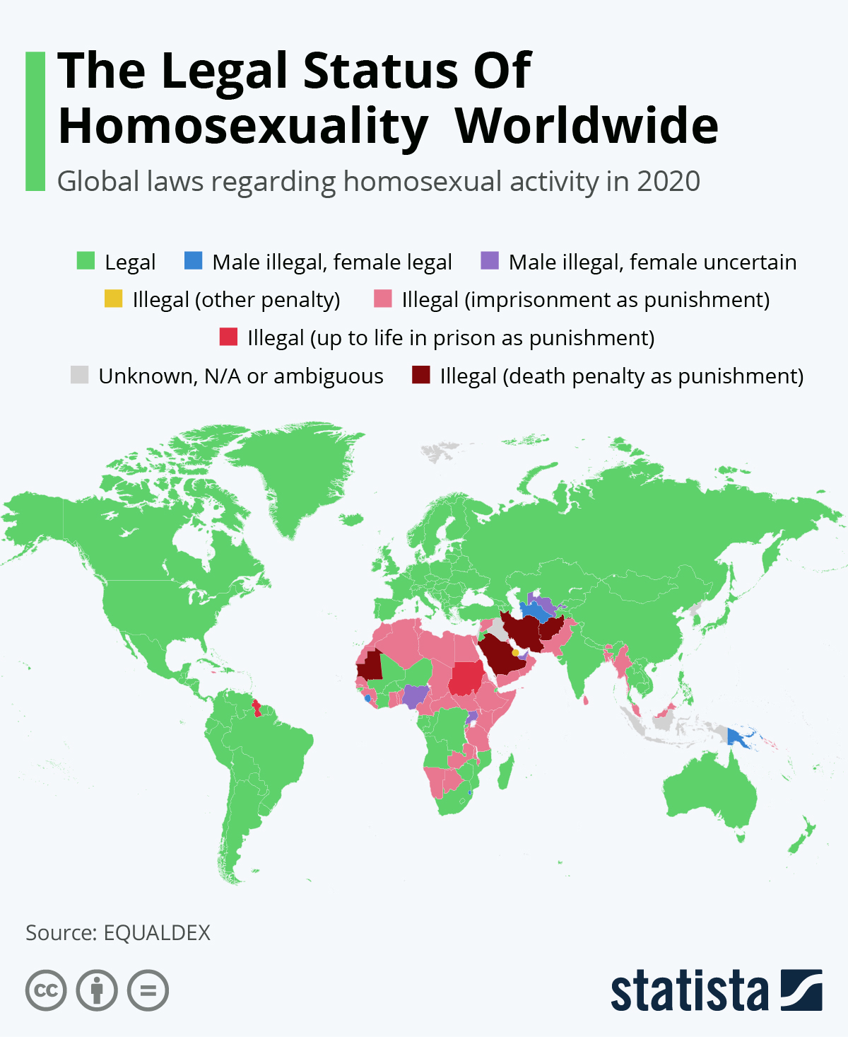 high resolution world map - The Legal Status Of Homosexuality Worldwide Global laws regarding homosexual activity in 2020 Legal Male illegal female legal Male illegal, female uncertain I Illegal other penalty illegal imprisonment as punishment | llegal up