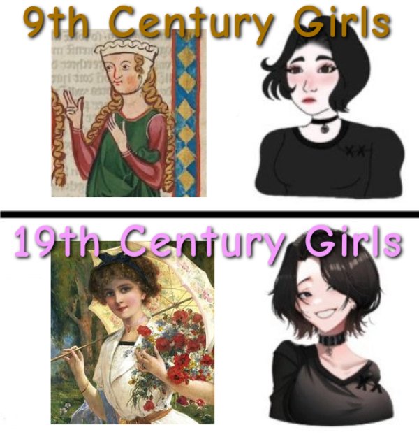 most super models meme - 9th Century Girls fime Jorge 19th Century Girls