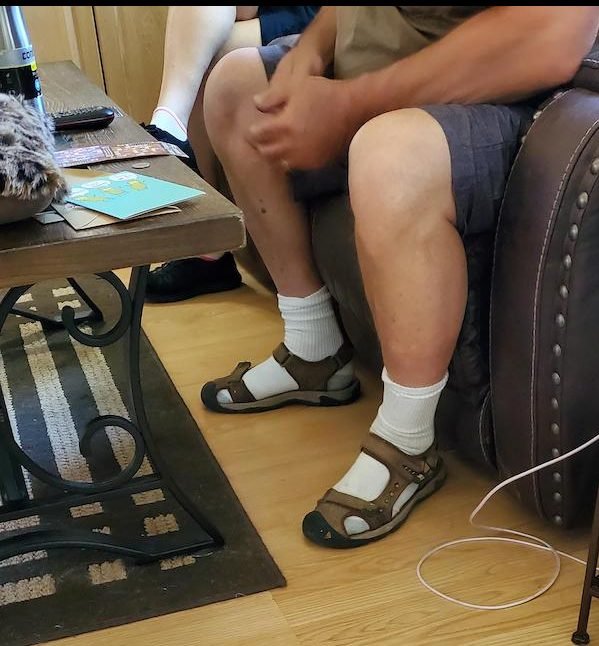 If your dad doesn't wear socks that go halfway up his calves with sandals, is he even your dad?