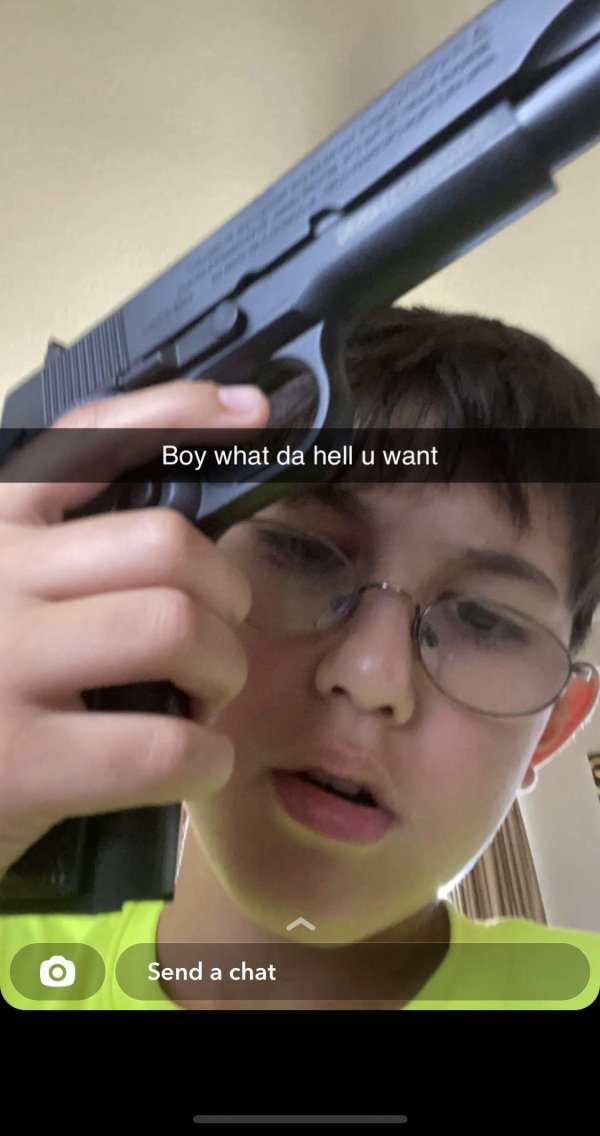 gun - Boy what da hell u want Send a chat