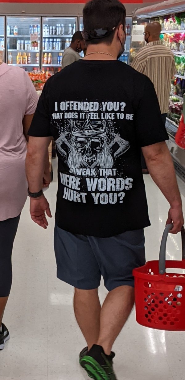 t shirt - I Offended You? Hat Does It Feel To Be & Weak That Mere Words Hurt You?