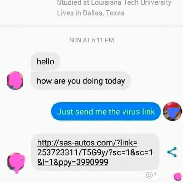 r madlads just send me the virus link - Studied at Louisiana Tech University Lives in Dallas, Texas Sun At hello how are you doing today Just send me the virus link 253723311T5G9y?sc1&sc1 &l1&ppy3990999