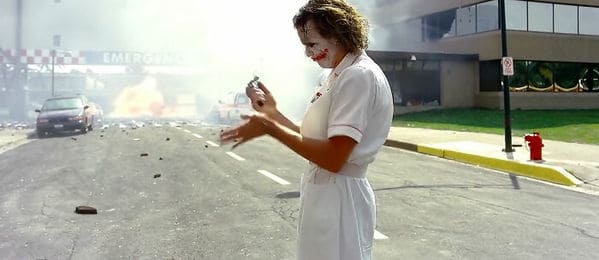 joker blowing hospital gif