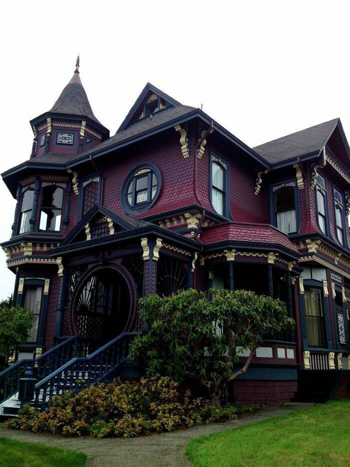 This enchanting gothic Victorian house built in 1888 in Arcata, California.