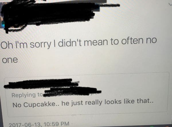 spelling fails - gun accessory - Oh I'm sorry I didn't mean to often no one No Cupcakke.. he just really looks that.. ,