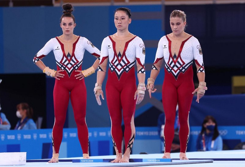 German Olympic Gymnasts fight against sexualisation of women by wearing unitards