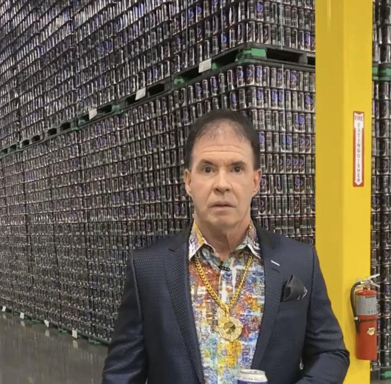 The CEO of Bang energy drinks looks exactly how you’d expect