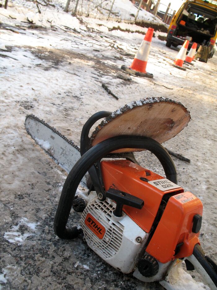 They would party on weeknights until 3a playing music outside and being loud AF. Cops said there was nothing they could do, so I started doing yard work at 5a. Yard work consisted of me using a chainsaw with a loose muffler to cut up an old tree. It was so loud that I had to wear ear plugs and ear muffs.