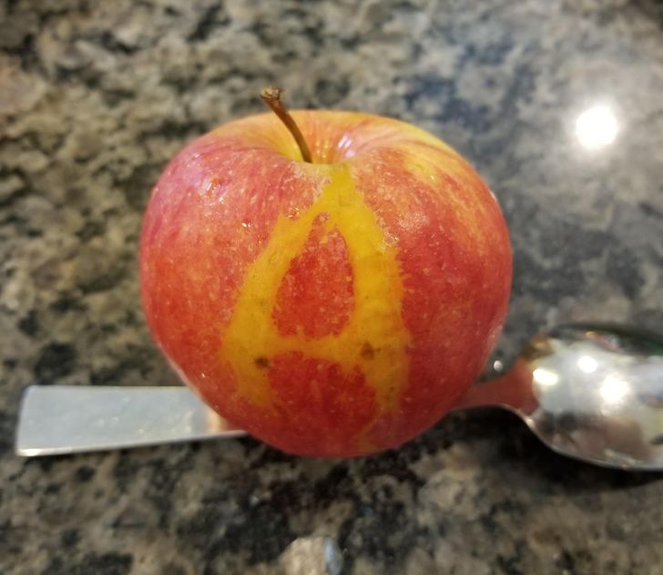 This takes “A as in Apple” to a whole other level.