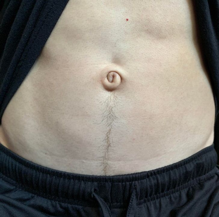 “My belly button attracts a lot of comments.”