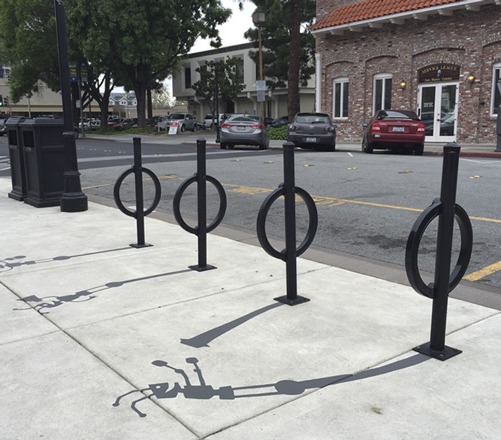 “There’s an artist who makes fake shadows to confuse pedestrians.”