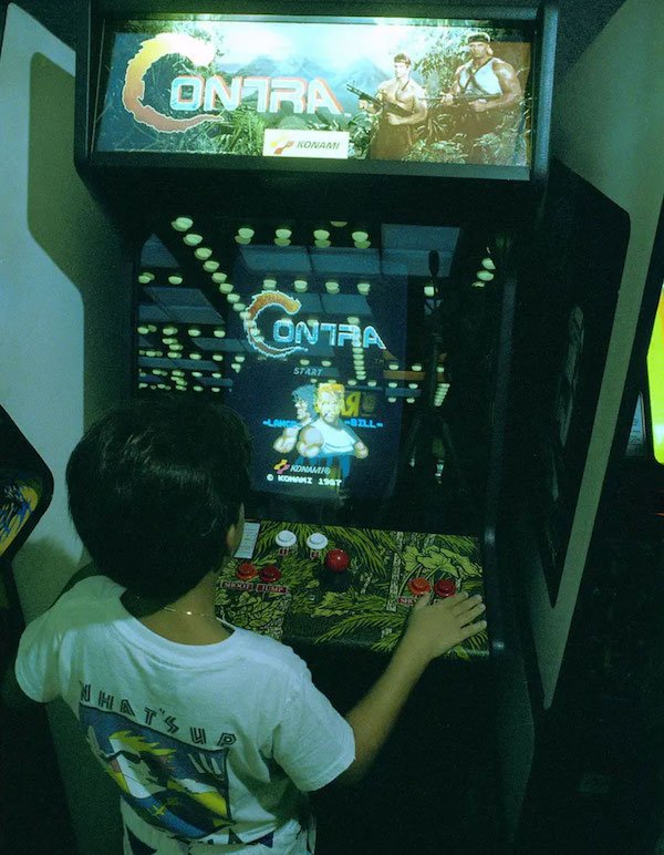 video game arcade cabinet - Contra Nonvaan Contra Start Bill Konami Konz 1967 What'S Up