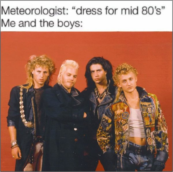 kunsthaus zürich - Meteorologist "dress for mid 80's" Me and the boys