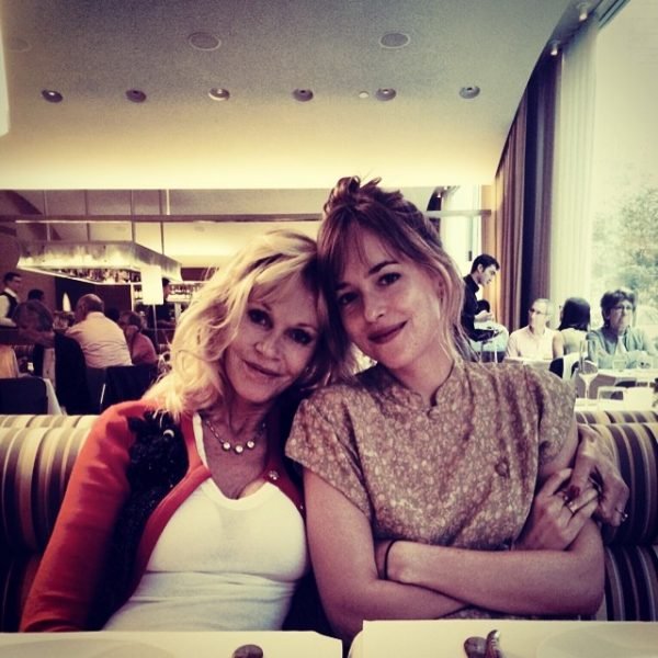 Melanie Griffith and Dakota Johnson