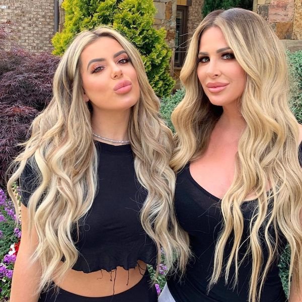 Brielle Biermann with mother Kim Zolciak-Biermann