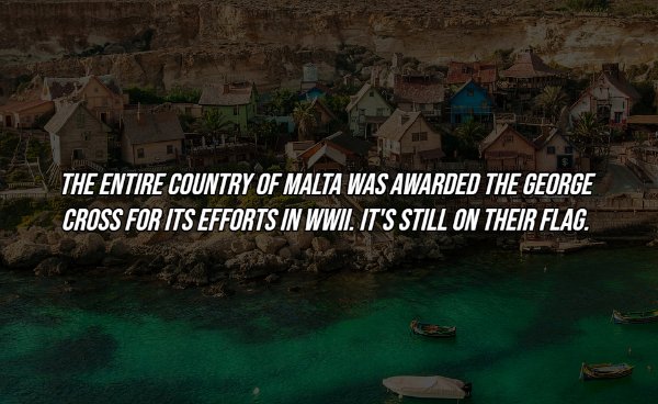 water resources - The Entire Country Of Malta Was Awarded The George Cross For Its Efforts In Wwii. It'S Still On Their Flag.