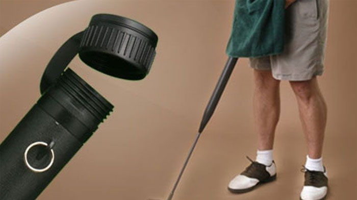 Anyone ever seen that “as seen on TV” ad of the golf club you p**s in? I feel like that’d be a good contender for this